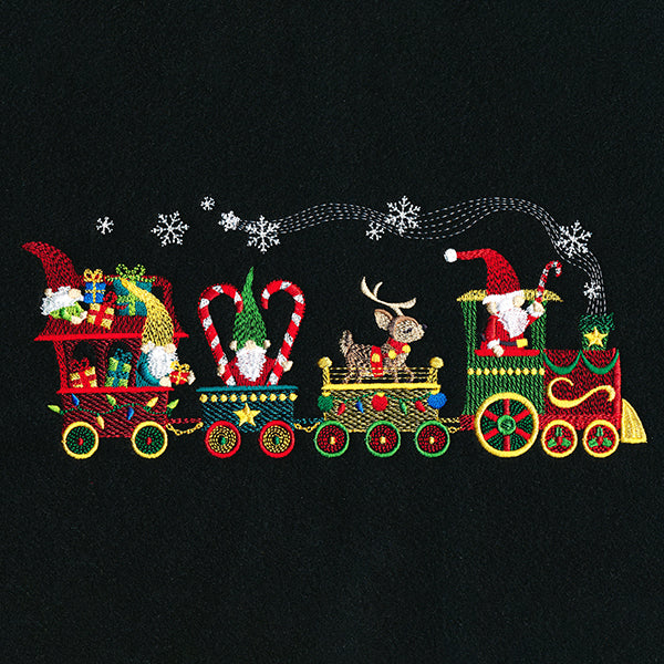 Christmas Train Gnome Border - Image 2