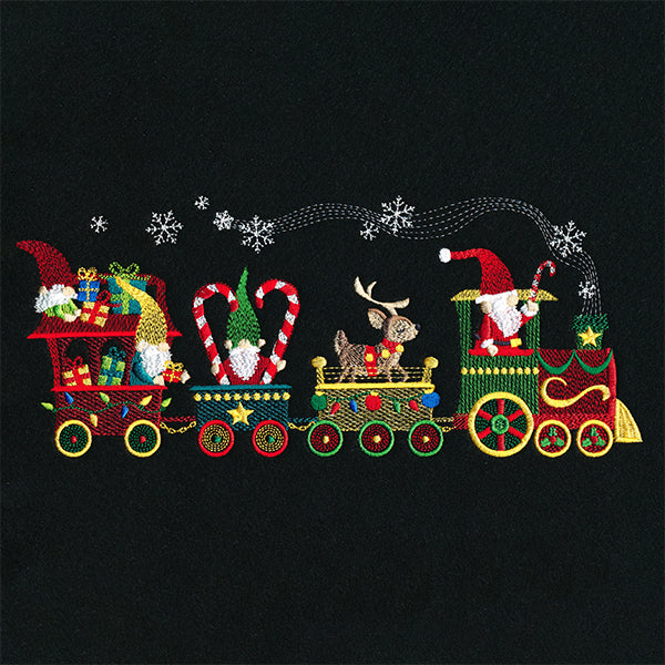 Christmas Train Gnome Border - Image 5