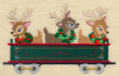 Christmas Train - Reindeer Car - Image 2