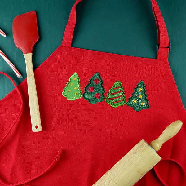 Christmas Tree Border (Applique) - Image 8
