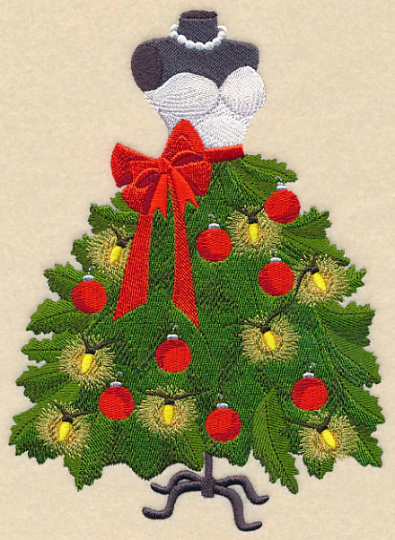 Christmas Tree Dress Form - Image 2