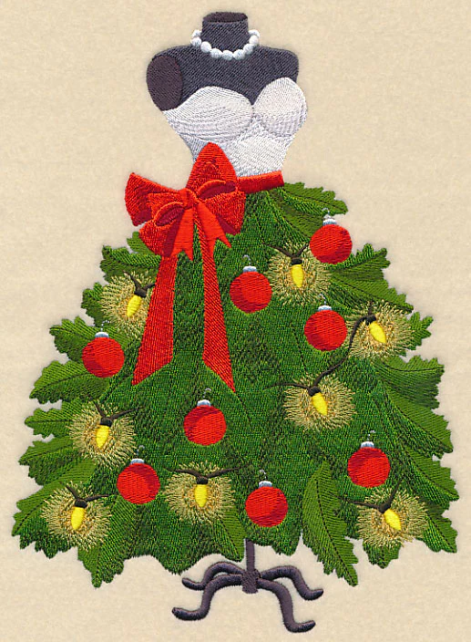Christmas Tree Dress Form - Image 5