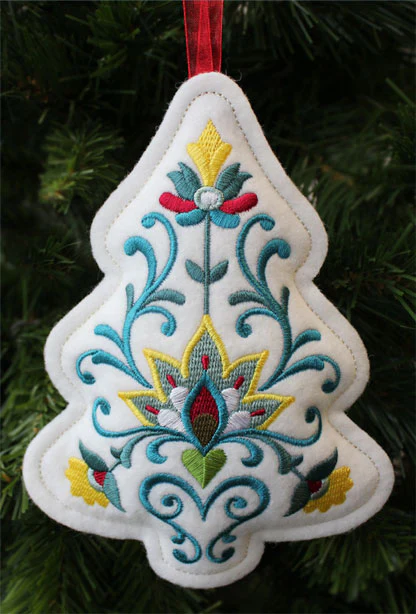 Christmas Tree Ornament (In-the-Hoop) - Image 3