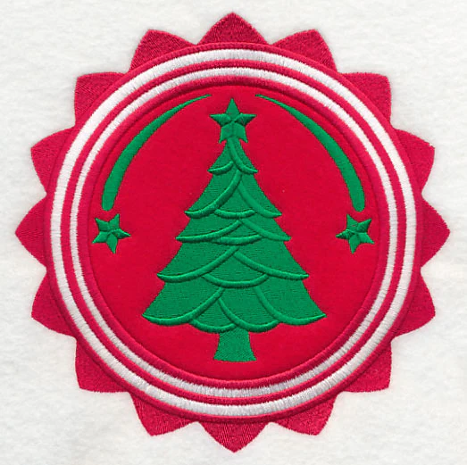 Christmas Tree Stamp (Applique) - Image 2