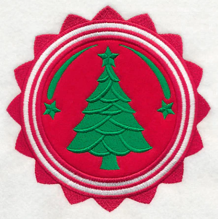Christmas Tree Stamp (Applique) - Image 3
