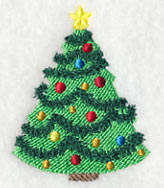 Christmas Tree with Garland - Image 2