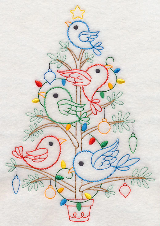 Christmas Tweets Tree (Vintage) - Image 5
