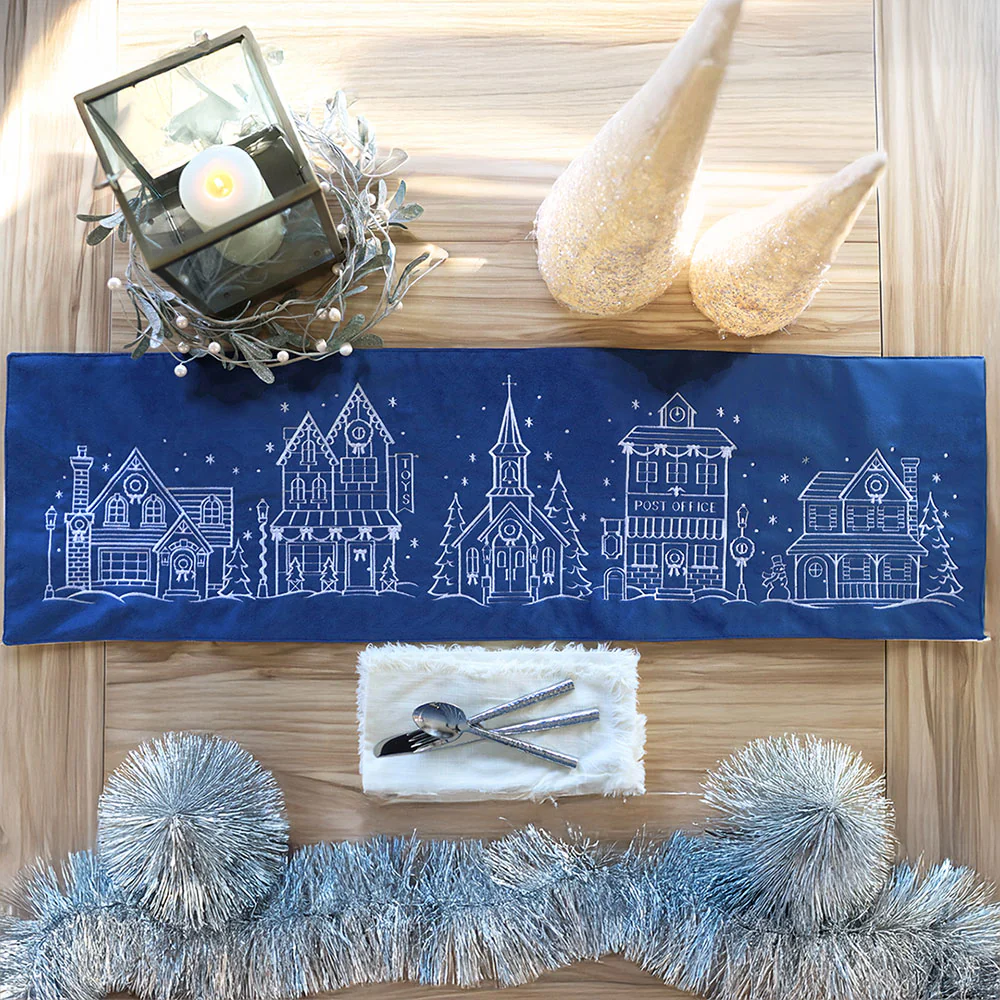 Christmas Village House (Whitework) - Image 3