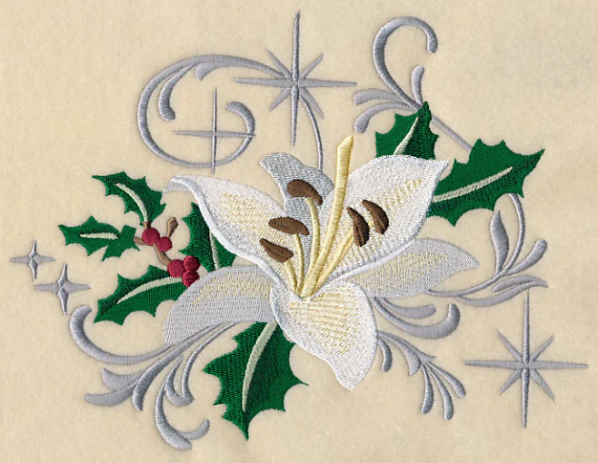Christmas White Lily with Echoes - Image 5