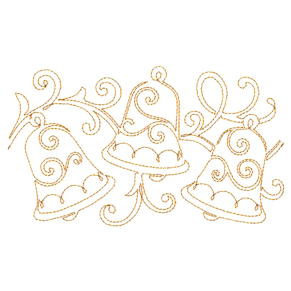 Christmas Wishes - Bells (Edge-to-Edge Quilting) - Image 4