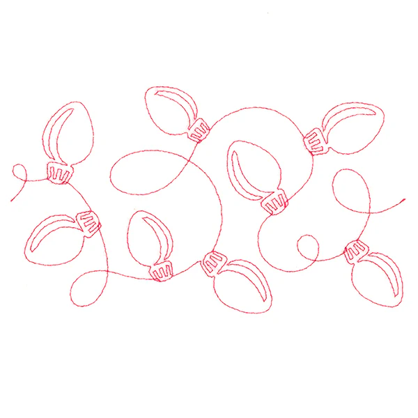 Christmas Wishes - Lights (Edge-to-Edge Quilting) - Image 4