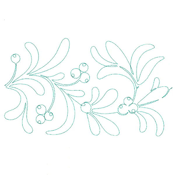 Christmas Wishes - Mistletoe (Edge-to-Edge Quilting) - Image 4