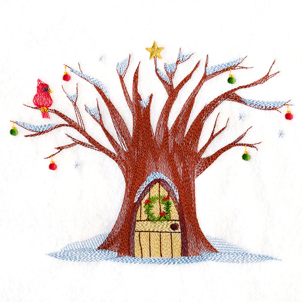 Christmas Woodland Home