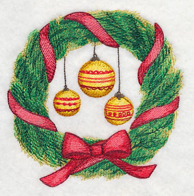 Christmas Wreath and Ornaments in Watercolor - Image 4
