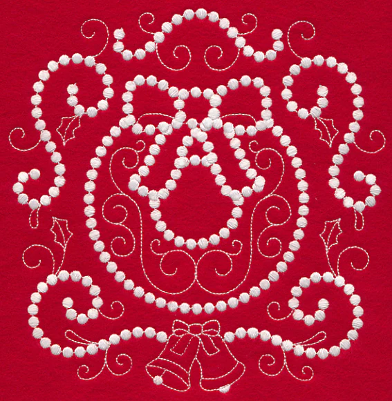 Christmas Wreath (Candlewicking) - Image 6