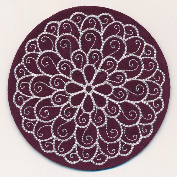 Chrysanthemum Coaster (In-the-Hoop) - Image 2