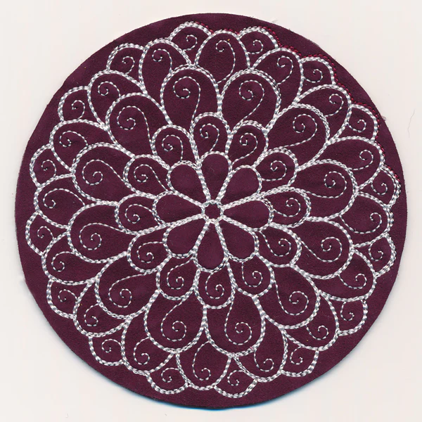 Chrysanthemum Coaster (In-the-Hoop) - Image 3