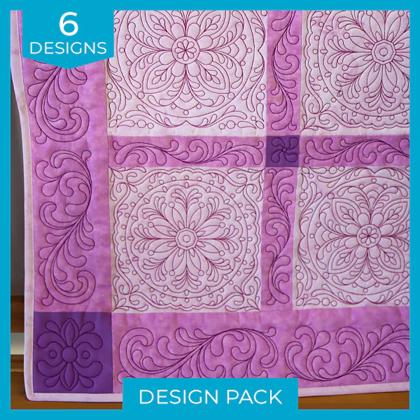 Circles & Texture Quilting (Double Run) Design Pack - Image 32