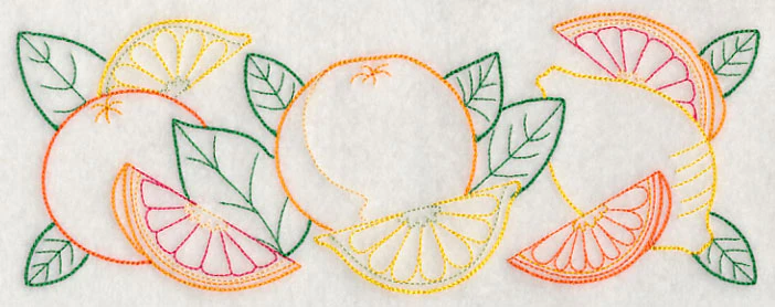 Citrus Fruit Border (Vintage) - Image 2
