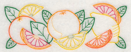Citrus Fruit Border (Vintage) - Image 4