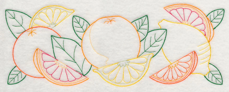 Citrus Fruit Border (Vintage) - Image 6