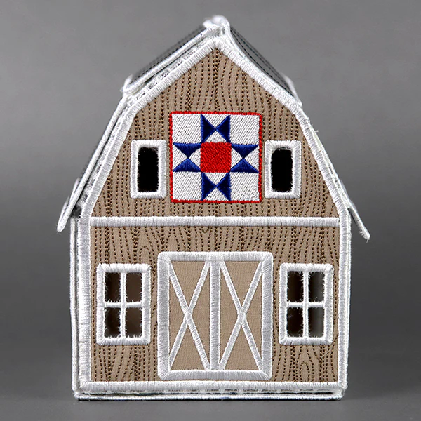 Classic Barn in 3D (In-the-Hoop) - Image 3