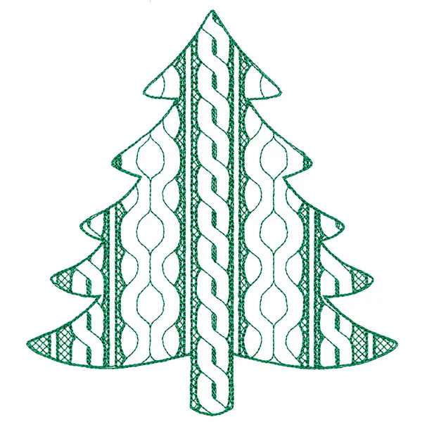 Classic Cable Pattern Tree - Image 3