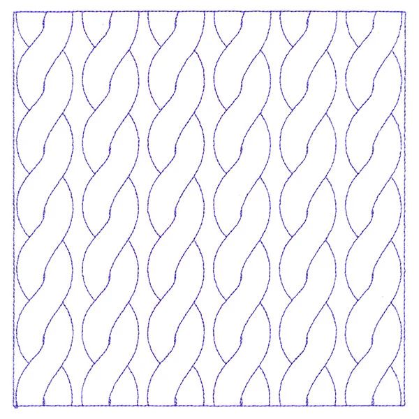 Classic Cable Square (Double Run) - Image 2