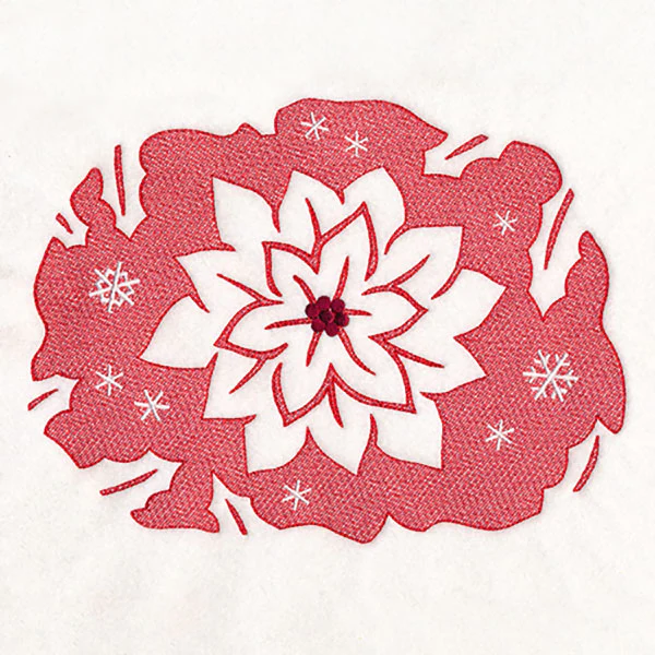 Classic Christmas - Poinsettia (Embossed) - Image 4
