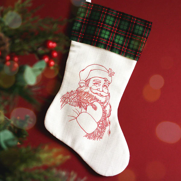 Classic Christmas Santa Etching - Image 7