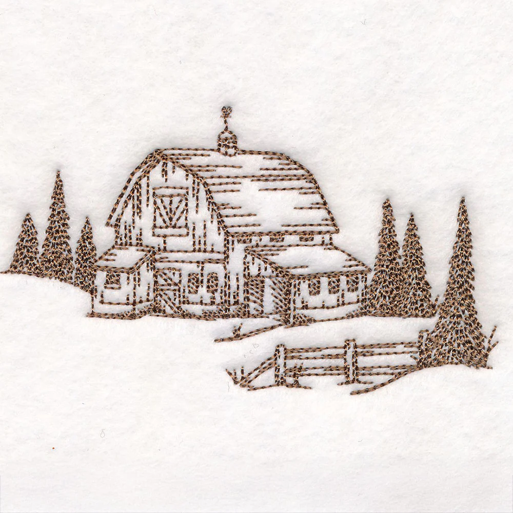 Classic Christmas Scene - Barn - Image 5