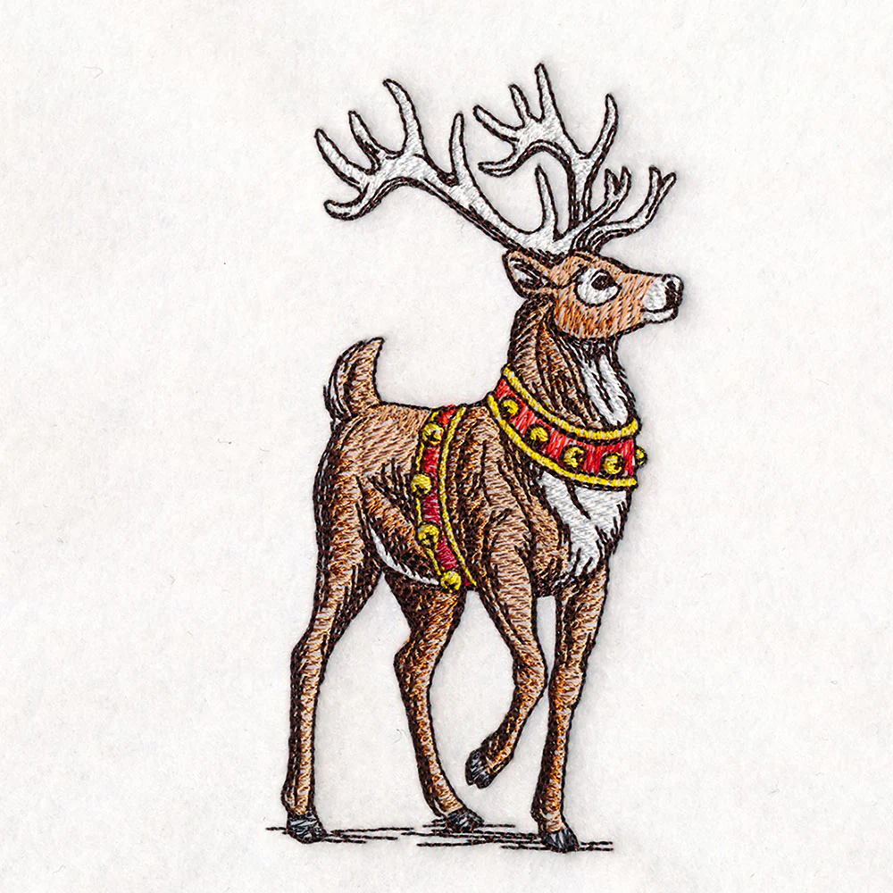Classic Christmas Scene - Reindeer - Image 5