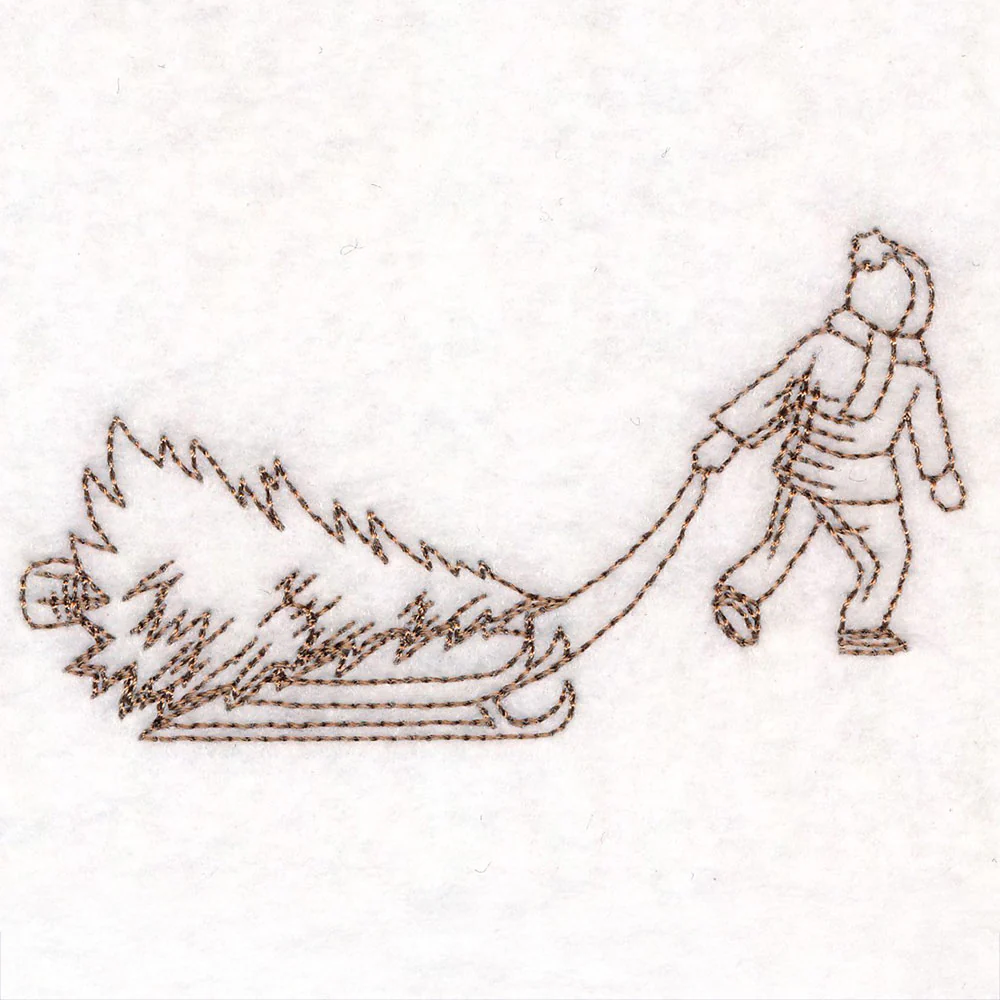 Classic Christmas Scene - Boy - Image 7
