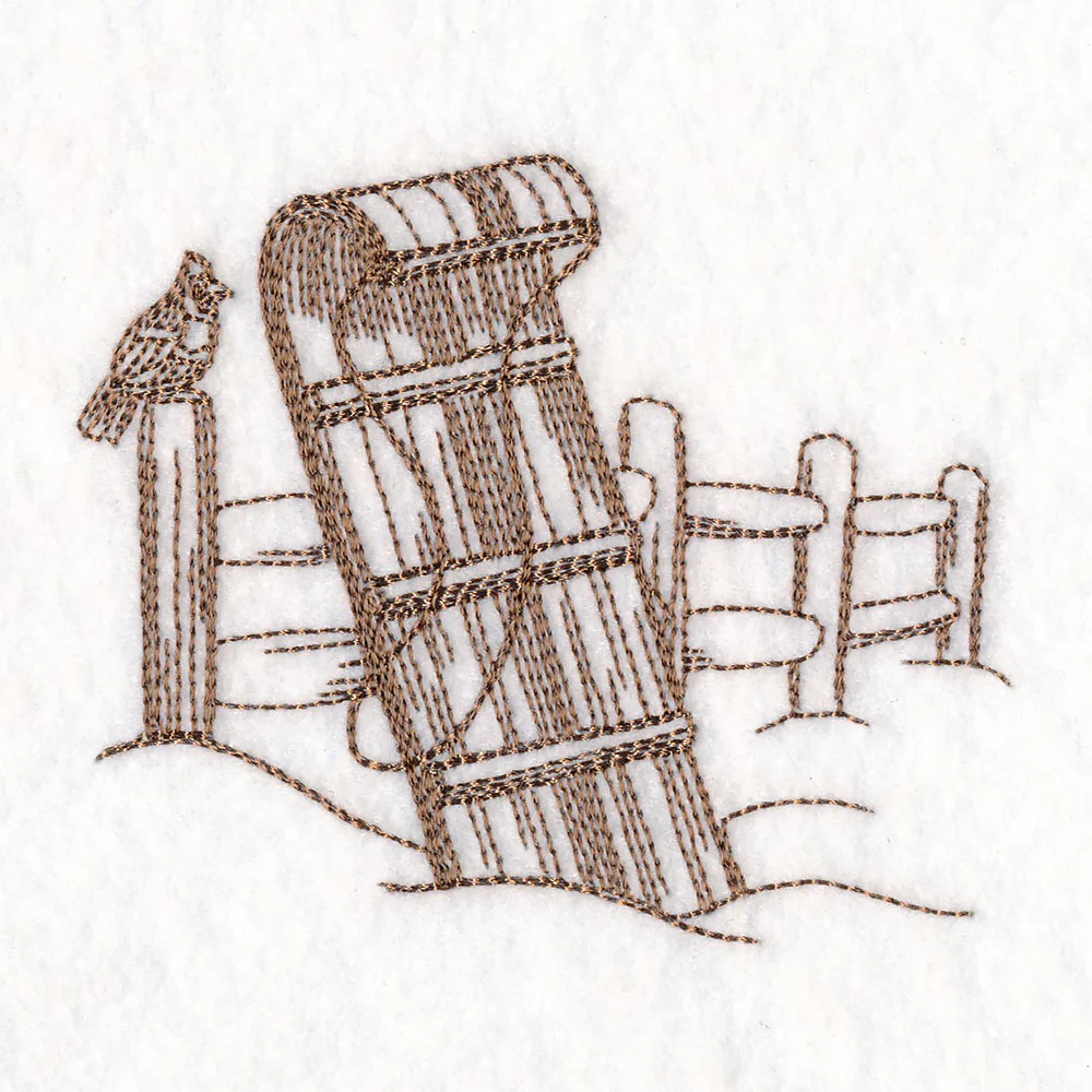 Classic Christmas Scene - Sled - Image 7
