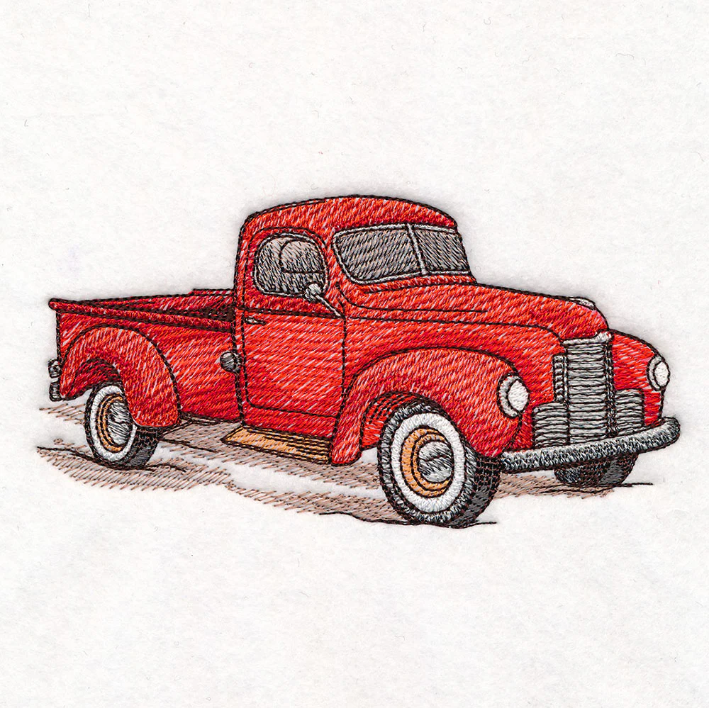 Classic Christmas Scene - Truck - Image 4