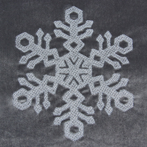 Classic Crystal Snowflake (Embossed) - Image 2