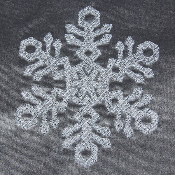 Classic Crystal Snowflake (Embossed) - Image 3