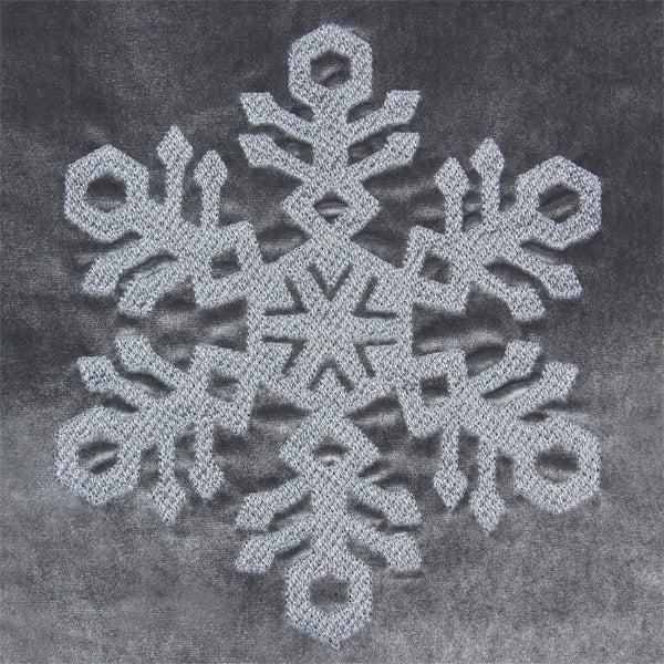Classic Crystal Snowflake (Embossed) - Image 5