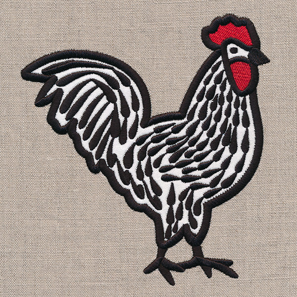 Classic Farmhouse Rooster (Applique) - Image 4