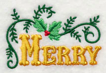 Classic Holiday Wishes - Merry - Image 4