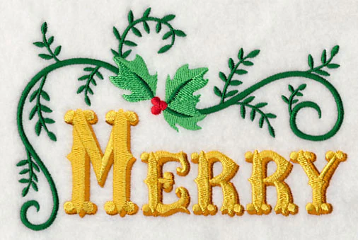 Classic Holiday Wishes - Merry - Image 5