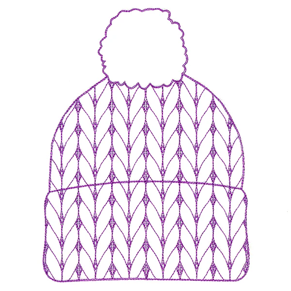 Classic Knitting Pattern Hat - Image 2