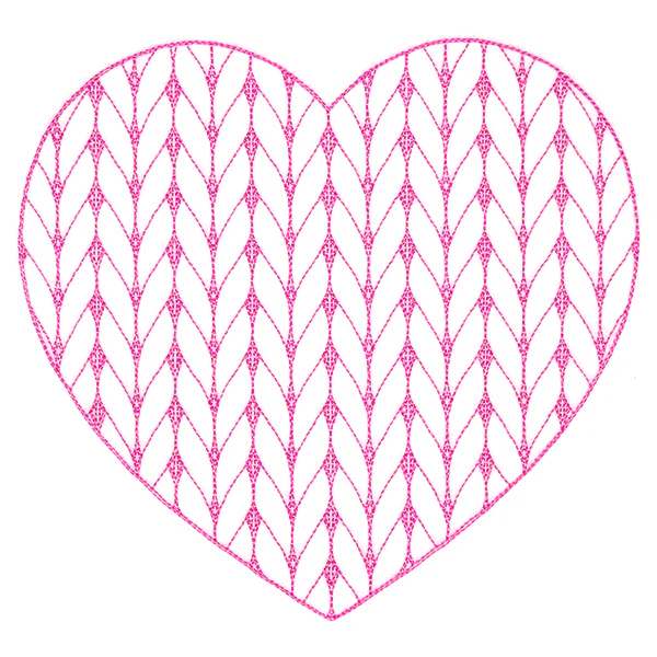Classic Knitting Pattern Heart - Image 2