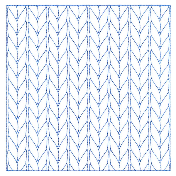 Classic Knitting Square (Double Run) - Image 2
