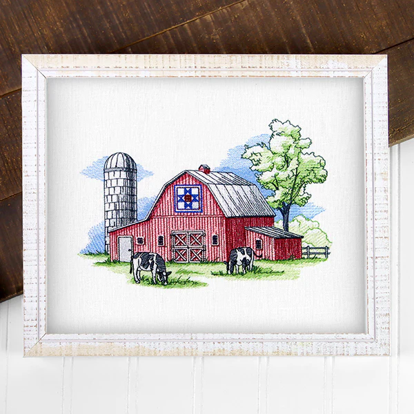 Classic Spring Barn Scene - Image 2