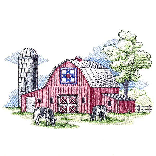 Classic Spring Barn Scene - Image 5