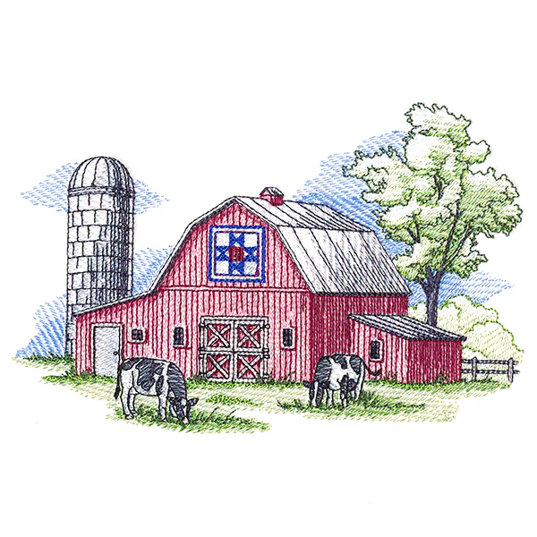 Classic Spring Barn Scene - Image 7