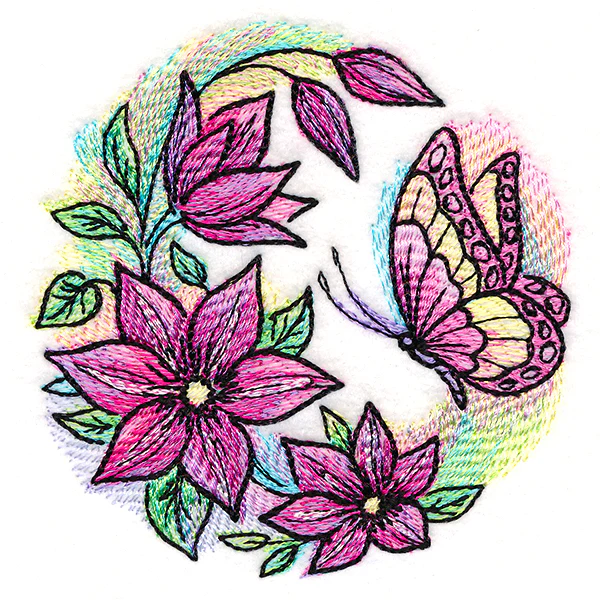 Clematis Blooms Butterfly - Image 5