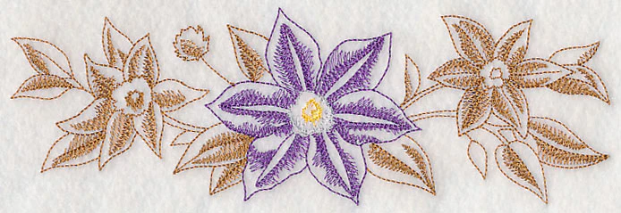 Clematis Border (Toile) - Image 2