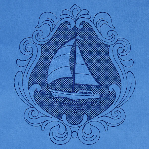 Coastal Sailboat Cameo - Image 4